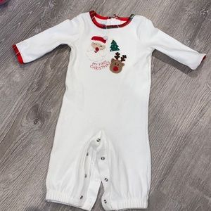 Mud pie my first Christmas romper / dress